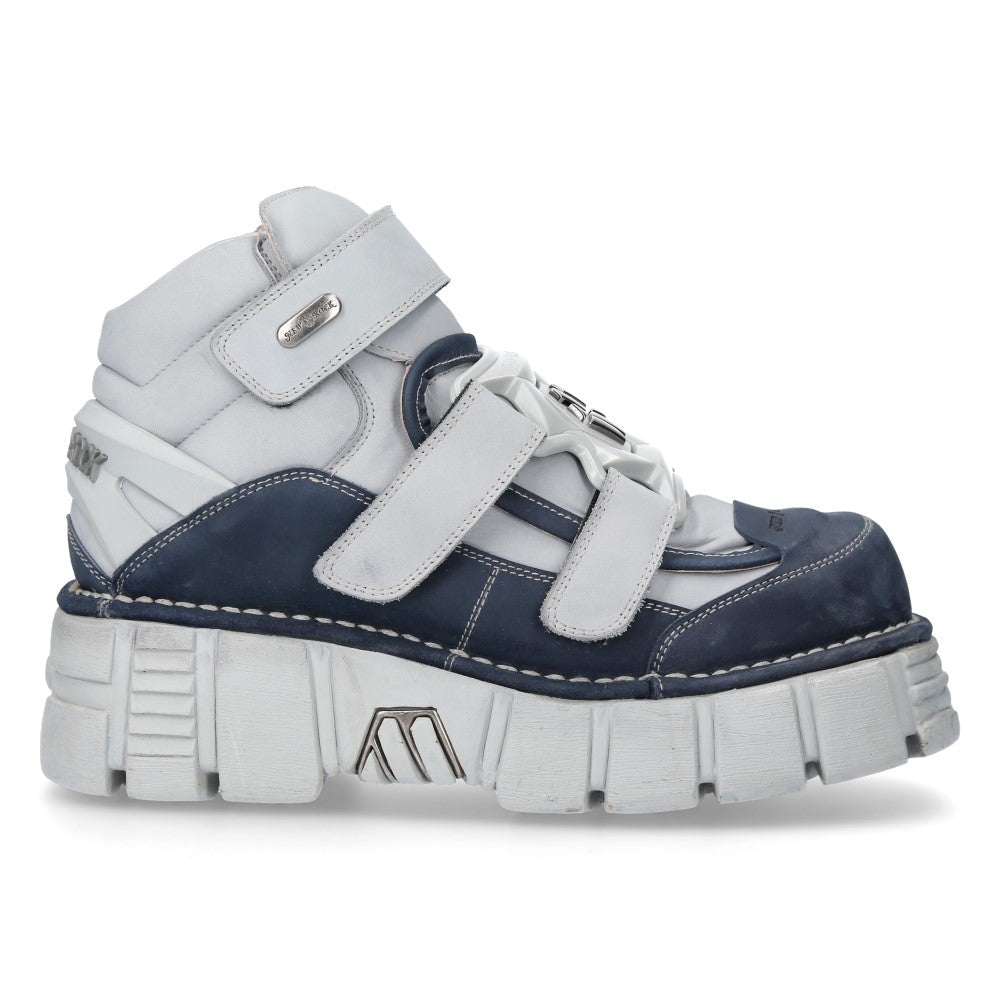 NEW ROCK M-285-S1 / プレート / 37 取り寄せ] M-285-S1 / プレート / 厚底スニーカー / 本革【NEW ROCK