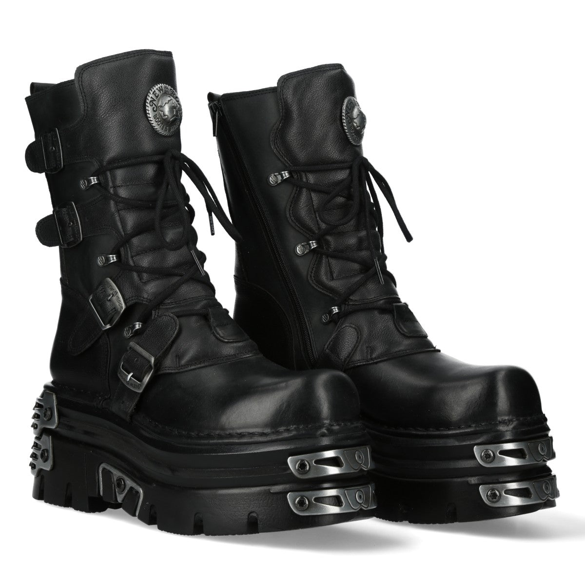 NEW ROCK M-373-S4 EU38 ニューロック 厚底 レザーブーツ M-373-S44 – New Rock Boots & Shoes