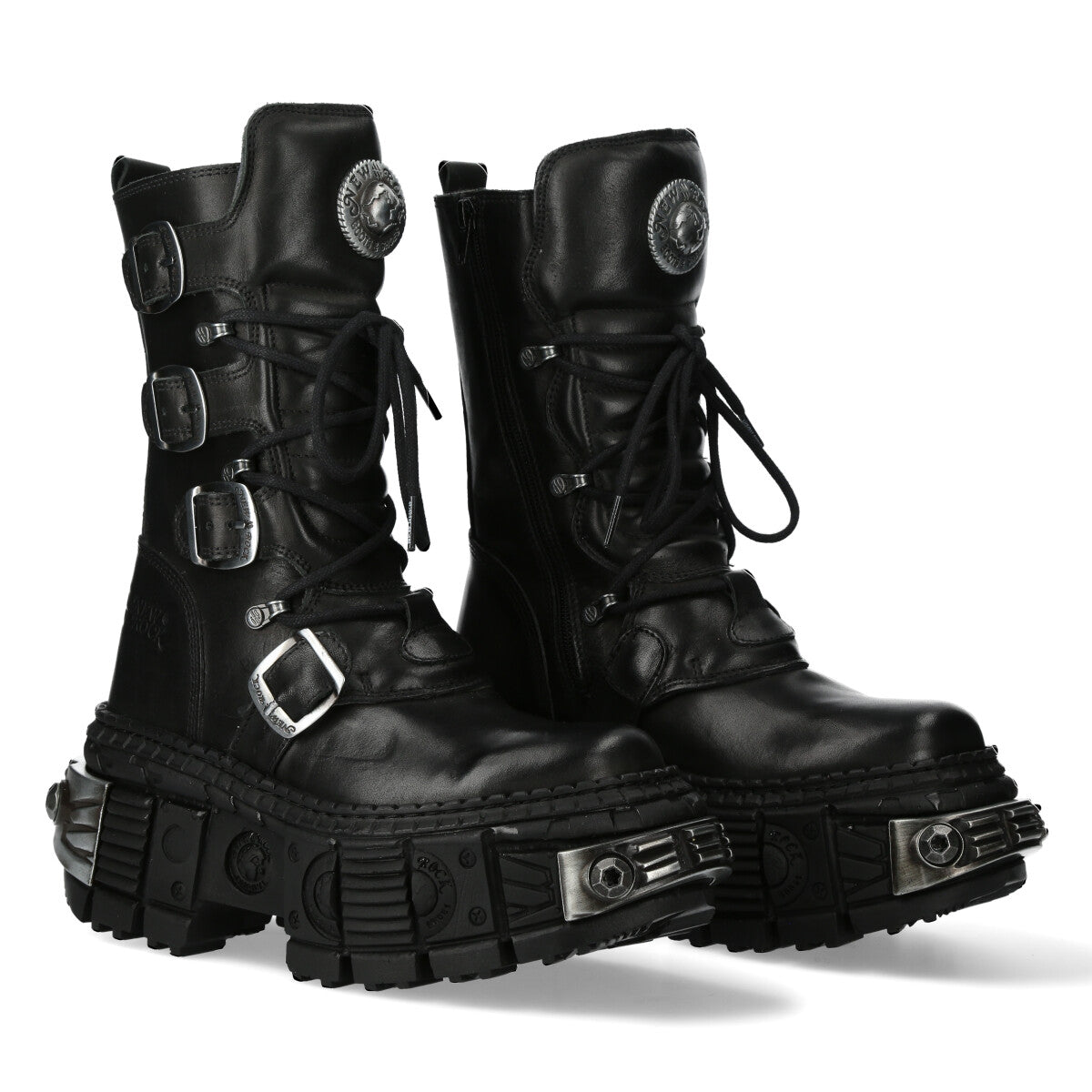美品 NEW ROCK 厚底ブーツ M-WALL1473-S3 archive M-WALL1473-S3 – New Rock Boots & Shoes