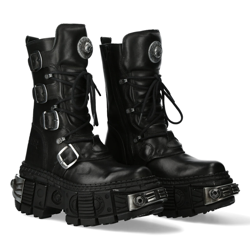 美品 NEW ROCK 厚底ブーツ M-WALL1473-S3 archive M-WALL1473-S3 – New Rock Boots & Shoes
